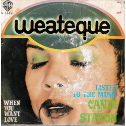 Candi Staton Listen To The Music / When You Want Love USED VINYL 7INCH 45 RPM