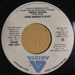 Chuck Cissel Love's Grown Deep USED VINYL 7INCH 45 RPM SINGLE STEREO MONO PROMO