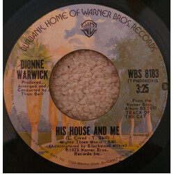 Dionne Warwick His House And Me / Ronnie Lee USED VINYL 7INCH 45 RPM SINGLE