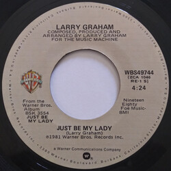 Larry Graham Just Be My Lady Vinyl USED