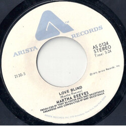 Martha Reeves Love Blind / This Time I'll Be Sweeter USED VINYL 7INCH 45 RPM