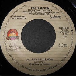 Patti Austin All Behind Us Now USED VINYL 7INCH PROMO