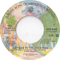 The Staples Let's Go To The Disco / See A Little Further (Than My Bed) USED VINYL 7INCH 45 RPM SINGLE