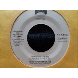 Teddy Pendergrass Love 4/2 USED VINYL 7INCH STEREO PROMO