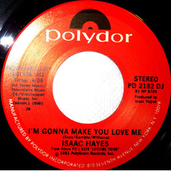 Isaac Hayes I`m Gonna Make You Love Me USED VINYL 7INCH 45 RPM PROMO