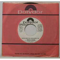 Miquel Brown Dancin' With The Lights Down Low USED VINYL 7INCH 45 RPM STEREO PROMO