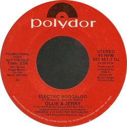 Ollie And Jerry Electric Boogaloo USED VINYL 7INCH 45 RPM PROMO