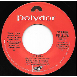 Peaches & Herb Freeway USED VINYL 7INCH 45 RPM SINGLE
