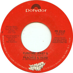 Peaches & Herb Funtime USED VINYL 7INCH 45 RPM STYRENE