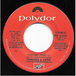 Peaches & Herb Funtime USED VINYL 7INCH 45 RPM SINGLE