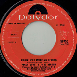 Peggy Scott & Jo Jo Benson Pickin' Wild Mountain Berries USED VINYL 7INCH 45 RPM SINGLE