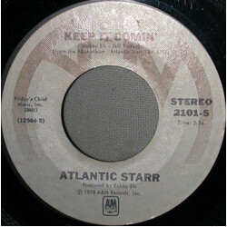 Atlantic Starr Keep It Comin' USED VINYL 7INCH 45 RPM