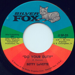 Bettye Lavette Do Your Duty / Love's Made A Fool Out Of Me USED VINYL 7INCH 45 RPM SINGLE MONO