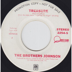 Brothers Johnson Treasure USED VINYL 7INCH 45 RPM PROMO