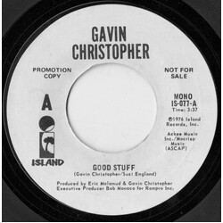 Gavin Christopher Good Stuff USED VINYL 7INCH 45 RPM SINGLE PROMO