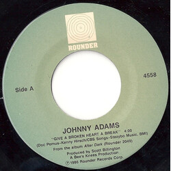 Johnny Adams Give A Broken Heart A Break / Fortune Teller USED VINYL 7INCH 45 RPM SINGLE