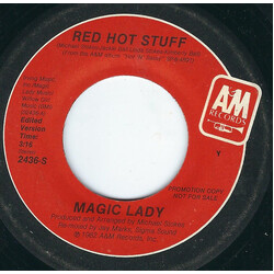 Magic Lady Red Hot Stuff USED VINYL 7INCH 45 RPM SINGLE PROMO