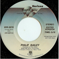 Philip Bailey Thank You USED VINYL 7INCH 45 RPM PROMO