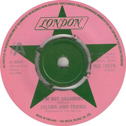 Zulema I'm Not Dreaming / You've Got Something For Me USED VINYL 7INCH 45 RPM SINGLE