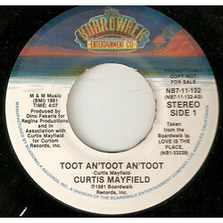 Curtis Mayfield Toot An'Toot An'Toot USED VINYL 7INCH 45 RPM SINGLE PROMO