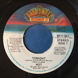 Hot Tonight USED VINYL 7INCH 45 RPM PROMO STEREO MONO