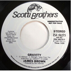 James Brown Gravity USED VINYL 7INCH PROMO STYRENE