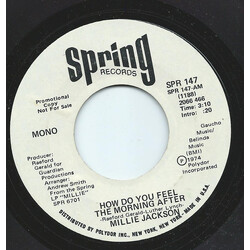 Millie Jackson How Do You Feel The Morning After USED VINYL 7INCH 45 RPM PROMO