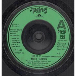 Millie Jackson This Is It USED VINYL 7INCH 45 RPM