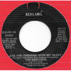 The Emotions Are You Through With My Heart USED VINYL 7INCH 45 RPM SINGLE