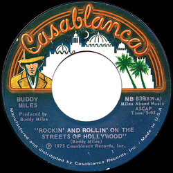 Buddy Miles Rockin' And Rollin' On The Streets Of Hollywood USED VINYL 7INCH 45 RPM SINGLE STYRENE