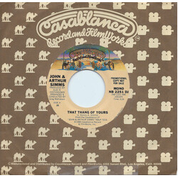 John & Arthur Simms That Thang Of Yours USED VINYL 7INCH 45 RPM SINGLE MONO STEREO PROMO