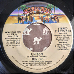 Junior (2) Unison USED VINYL 7INCH 45 RPM PROMO