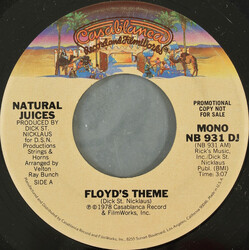 Natural Juices Floyd's Theme USED VINYL 7INCH 45 RPM SINGLE PROMO STEREO MONO