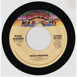 Paul Jabara Disco Wedding / Honeymoon In Puerto Rico USED VINYL 7INCH 45 RPM SINGLE PROMO