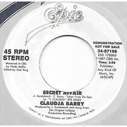 Claudja Barry Secret Affair USED VINYL 7INCH 45 RPM SINGLE PROMO