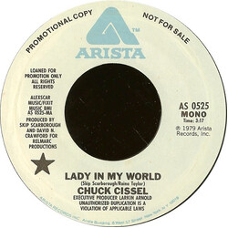 Chuck Cissel Lady In My World USED VINYL 7INCH 45 RPM PROMO STEREO MONO