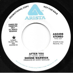 Dionne Warwick After You USED VINYL 7INCH 45 RPM SINGLE PROMO