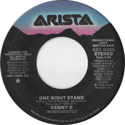 Kenny G (2) One Night Stand USED VINYL 7INCH 45 RPM SINGLE PROMO