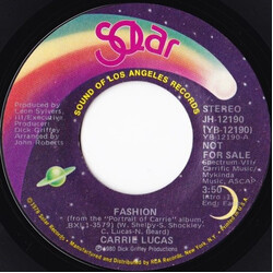 Carrie Lucas Fashion USED VINYL 7INCH 45 RPM SINGLE PROMO STEREO MONO