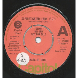 Natalie Cole Sophisticated Lady USED VINYL 7INCH 45 RPM SINGLE PROMO