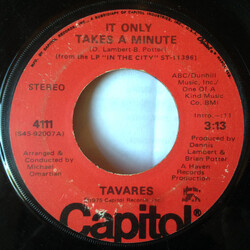Tavares It Only Takes A Minute USED VINYL 7INCH 45 RPM SINGLE STEREO