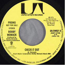 Bobby Womack Check It Out USED VINYL 7INCH 45 RPM PROMO STYRENE STEREO MONO