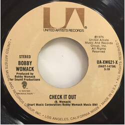 Bobby Womack Check It Out / Interlude #2 USED VINYL 7INCH 45 RPM SINGLE STYRENE STEREO