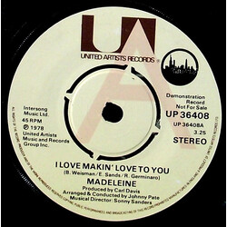 Madelaine (2) I Love Makin' Love To You USED VINYL 7INCH 45 RPM PROMO