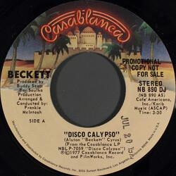 Alston "Beckett" Cyrus Disco Calypso USED VINYL 7INCH 45 RPM SINGLE PROMO STYRENE STEREO MONO