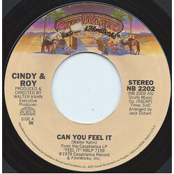 Cindy & Roy Can You Feel It USED VINYL 7INCH 45 RPM SINGLE STEREO
