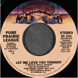Pure Prairie League Let Me Love You Tonight USED VINYL 7INCH 45 RPM