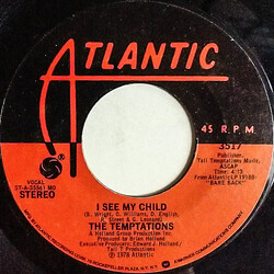 The Temptations Bare Back / I See My Child USED VINYL 7INCH 45 RPM SINGLE