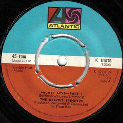 Spinners Mighty Love USED VINYL 7INCH 45 RPM SINGLE