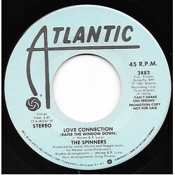 Spinners Love Connection (Raise The Window Down) USED VINYL 7INCH 45 RPM SINGLE PROMO STEREO MONO